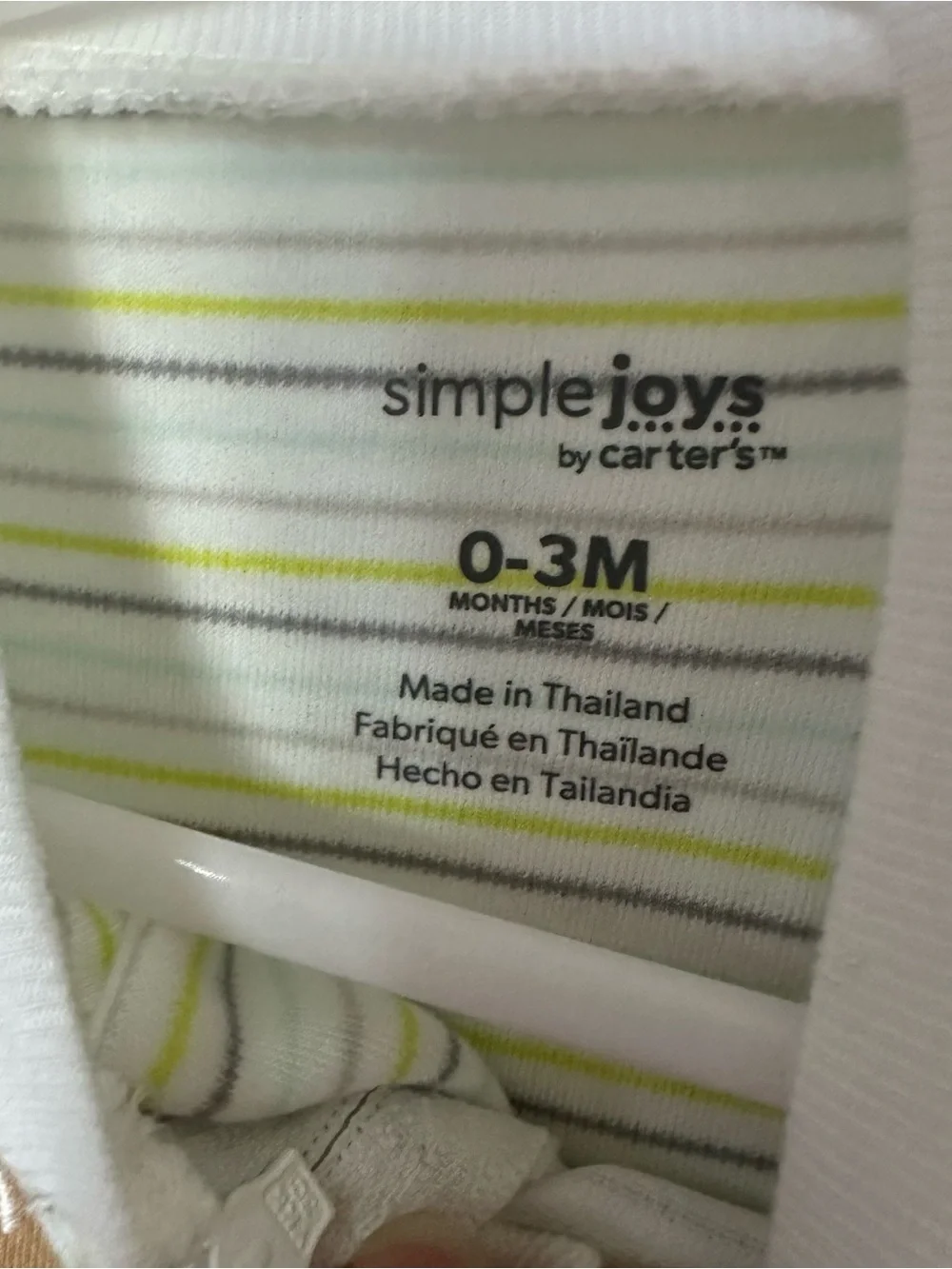 Carters soft striped